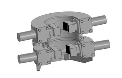 Hydraulic clamp with rotation function DHC